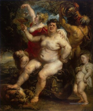 Bacchus Baroque Peter Paul Rubens Peinture à l'huile